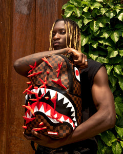 Sprayground - Real 3D Ninja Stars Smashed Backpack (Dlxv) - Clique Apparel