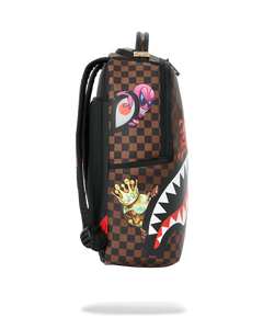 Sprayground - Sharks In Paris Characters Sneakin Backpack - Clique Apparel