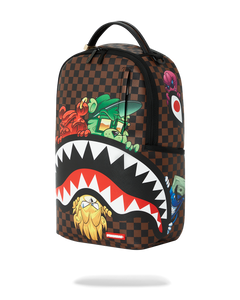 Sprayground - Sharks In Paris Characters Sneakin Backpack - Clique Apparel
