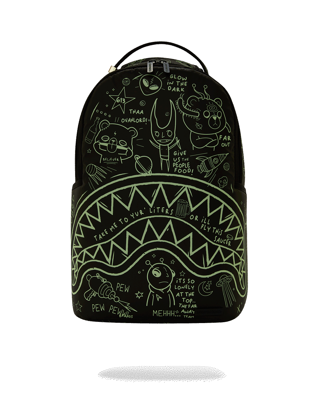 Sprayground - Glow the Space Backpack (Glow in the Dark Effect) - Clique Apparel