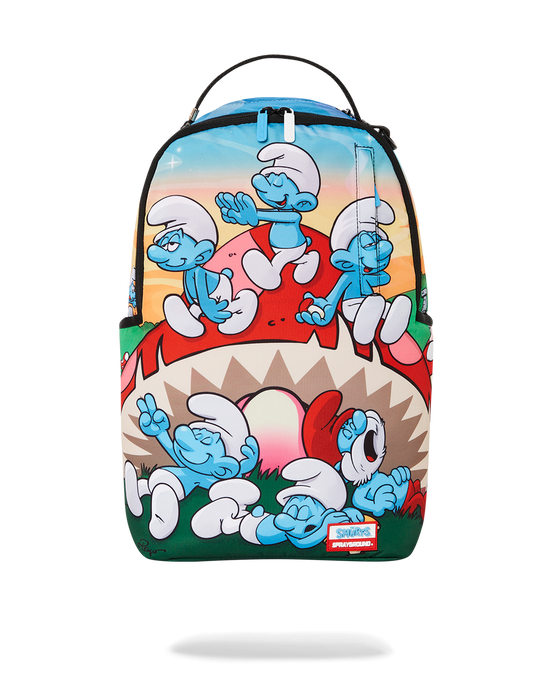 Sprayground - Smurfs Mushroom Chill Backpack - Clique Apparel