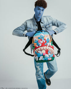 Sprayground - Smurfs Mushroom Chill Backpack - Clique Apparel
