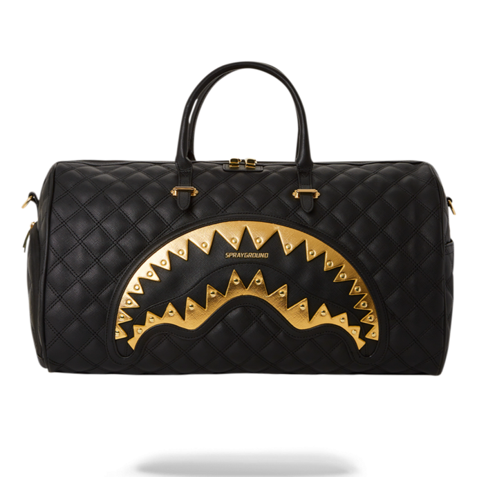 Sprayground -  Black Mamba Quilted Emperor 24K Geneva Duffle - Clique Apparel