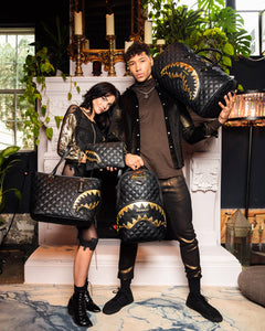 Sprayground -  Black Mamba Quilted Emperor 24K Geneva Duffle - Clique Apparel