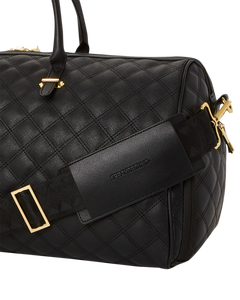 Sprayground -  Black Mamba Quilted Emperor 24K Geneva Duffle - Clique Apparel