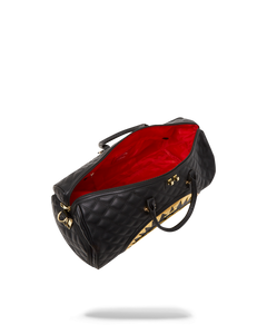 Sprayground -  Black Mamba Quilted Emperor 24K Geneva Duffle - Clique Apparel