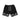 P413 Relaxed Fit Short - French Terry Sweat Short Wordmark Black - Clique Apparel