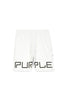 P413 Relaxed Fit Short - French Terry Wordmark Coconut Milk - Clique Apparel