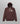 Paper plane -Collegiate Spectrum Half Zip Drop Shoulder Hoodie - Coffee - Clique Apparel