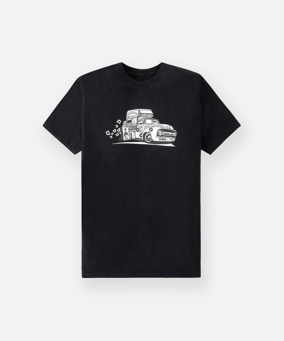 Paper Planes - Skylark Records Tee - Black - Clique Apparel