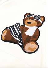 Load image into Gallery viewer, PAPER PLANE HOODIE- AVIATOR BEAR - Clique Apparel