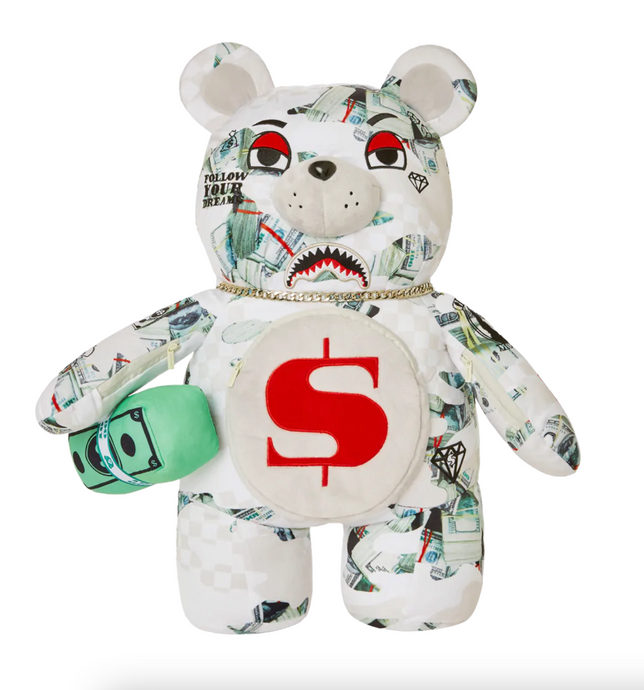 FEROCIOU$ MONEYBEAR TEDDYBEAR BACKPACK - Clique Apparel