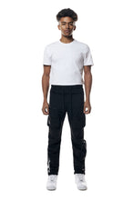 Load image into Gallery viewer, Smoke Rise - Windbreaker Joggers - Black - Clique Apparel