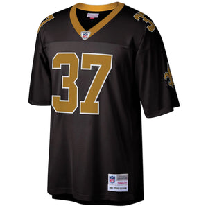 Men's New Orleans Saints Steve Gleason Mitchell & Ness Black Legacy Replica Jersey - Clique Apparel